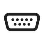 Serial Port SVG Icon
